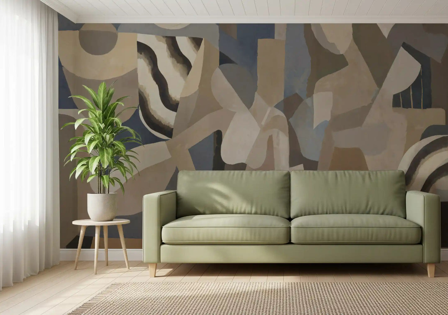 Lunar Smoke Wall Mural