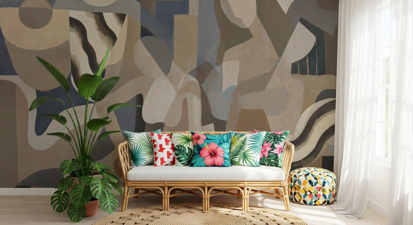 Lunar Smoke Wall Mural