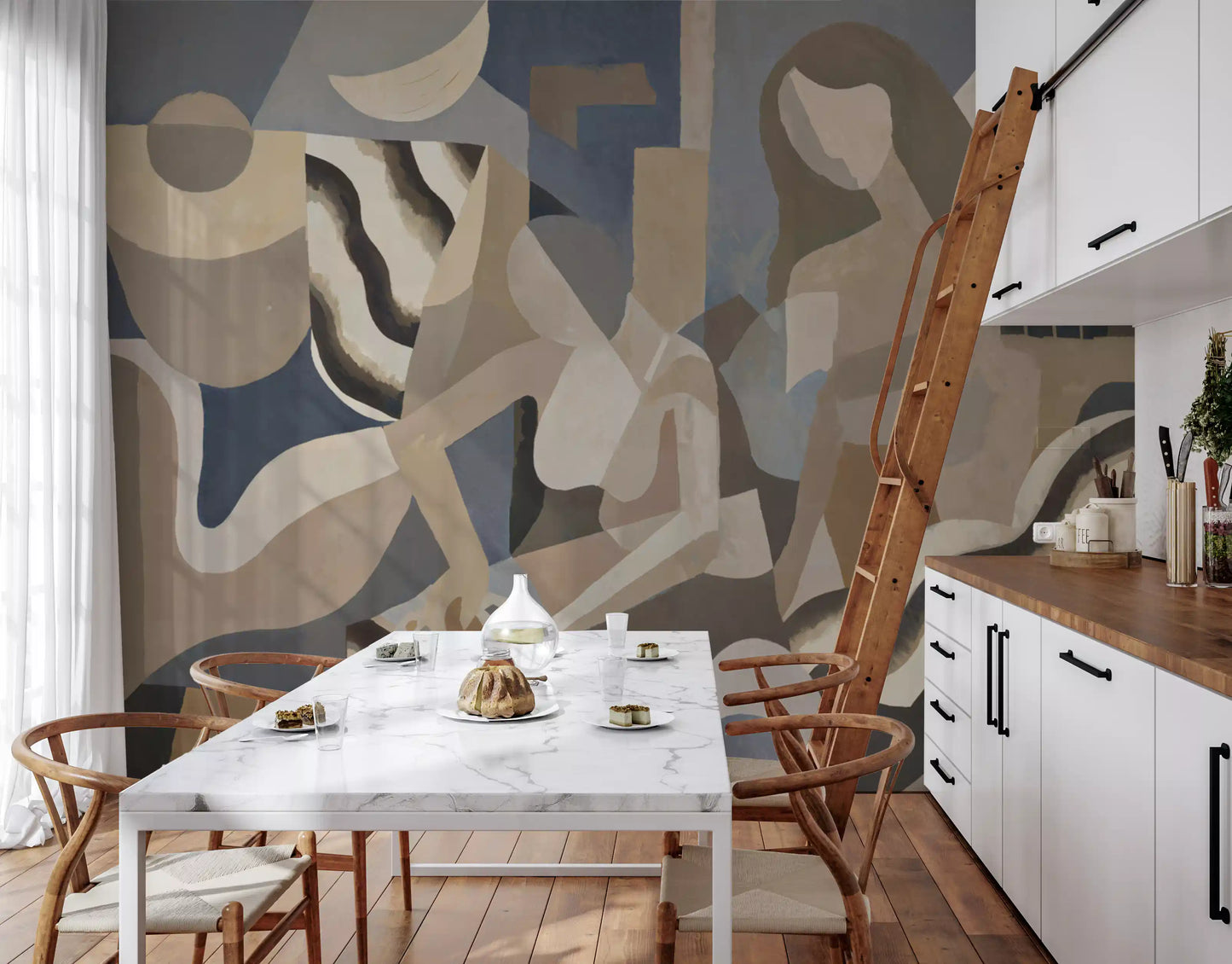 Lunar Smoke Wall Mural