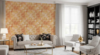 diamonds sit on the diagonal across Relax Sunny Painted Checker wallpaper.