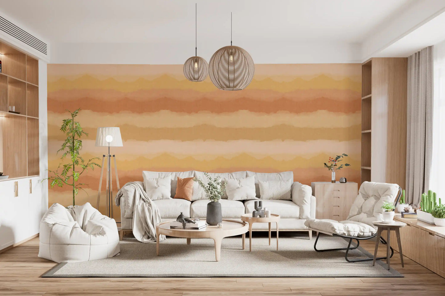 Relax Sunny Painted Horizon Wallpaper⁠