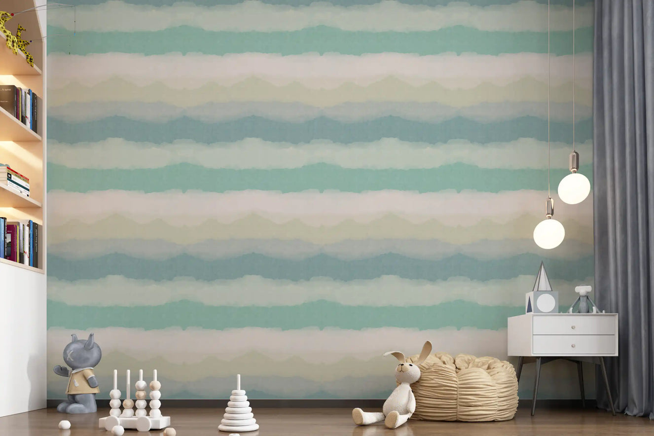 Relax Watery Painted Horizon Wallpaper⁠