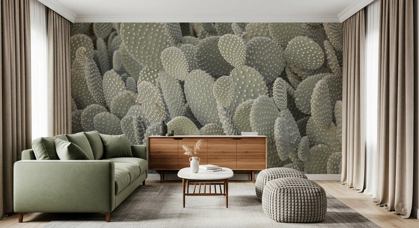 Cacti background Wall Mural
