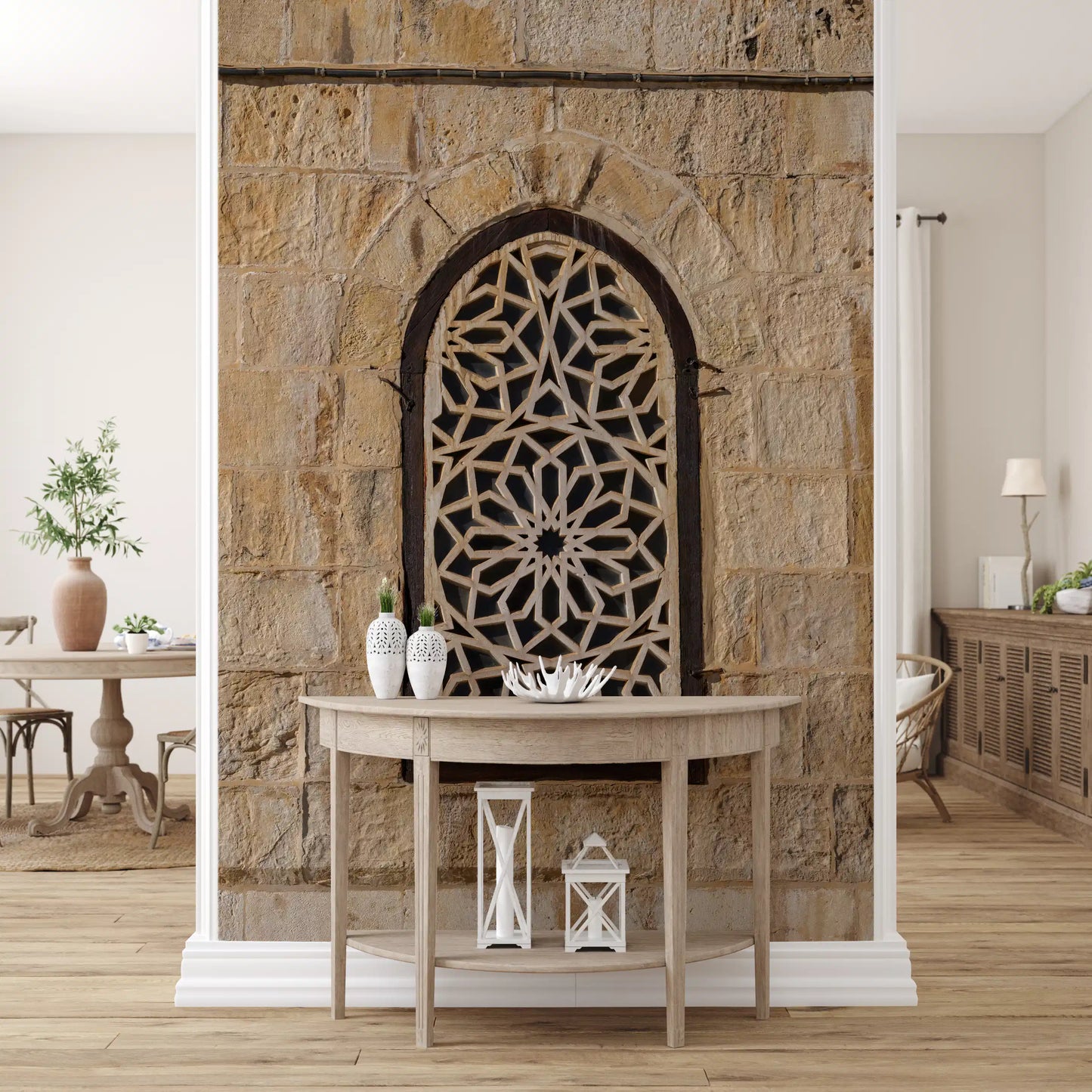 Moorish Light Pattern Wall Mural