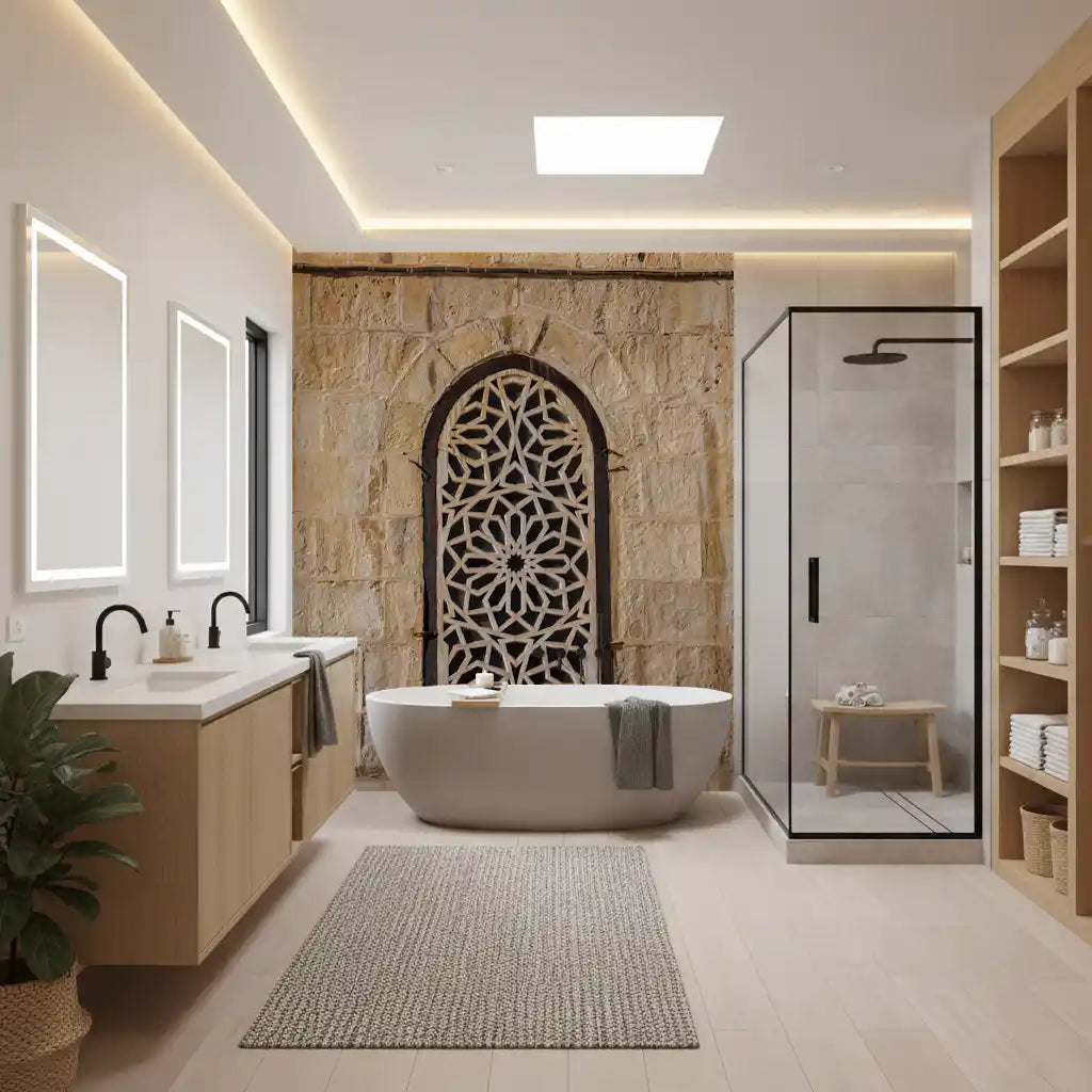 Moorish Light Pattern Wall Mural