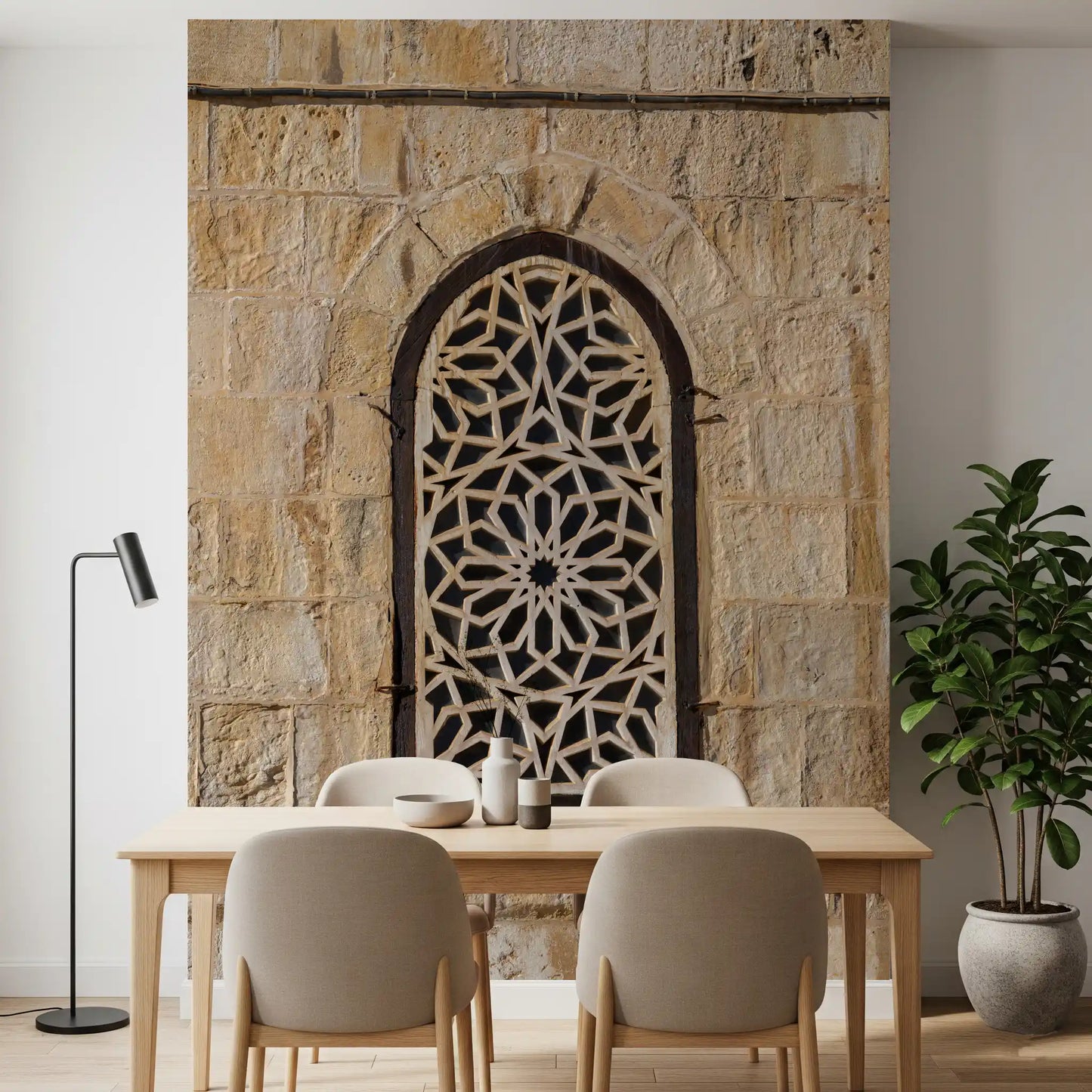 Moorish Light Pattern Wall Mural