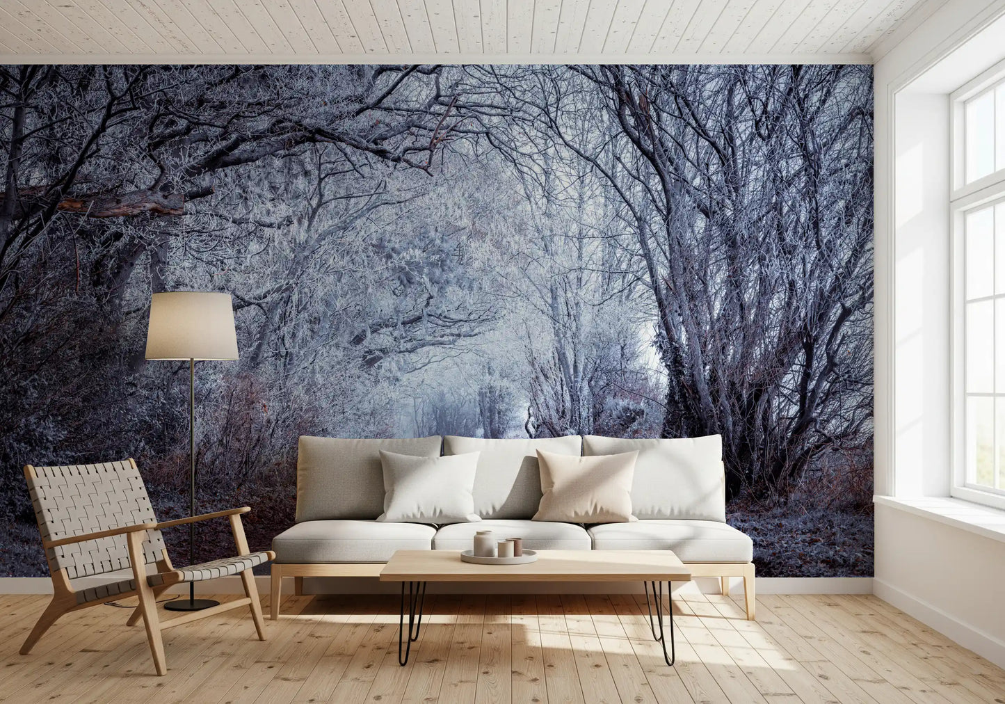 Winter's Enchanted Way Wall Mural
