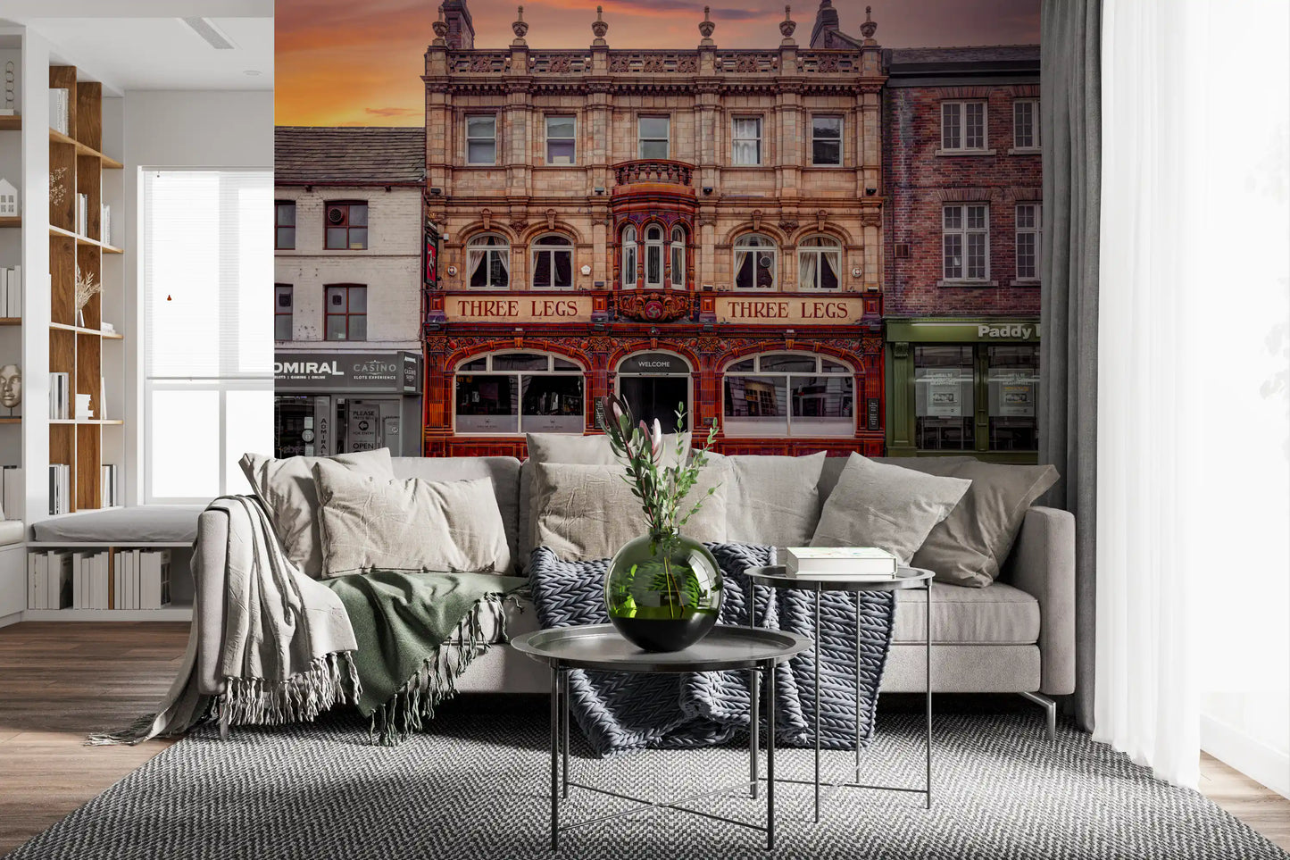 Three Legs: A Timeless Landmark Wall Mural