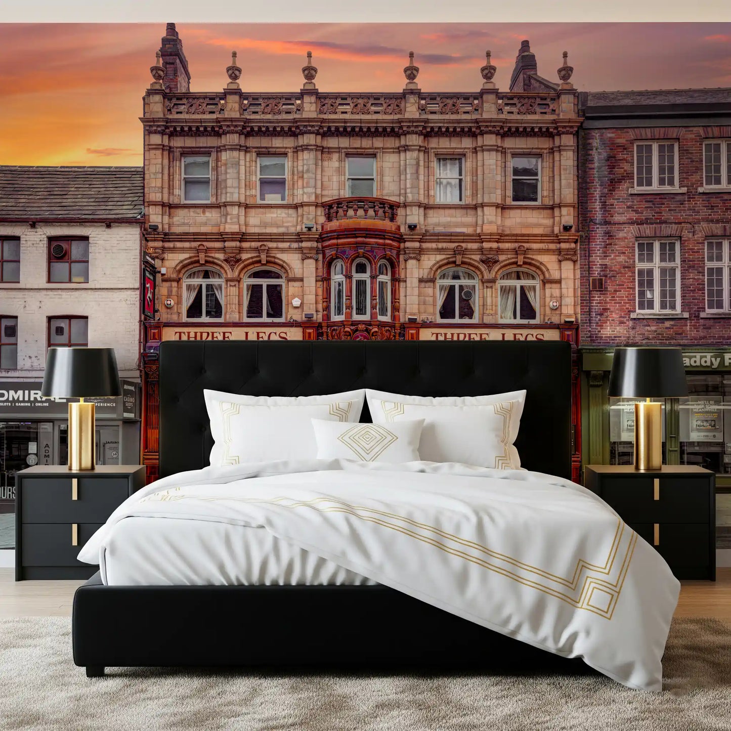 Three Legs: A Timeless Landmark Wall Mural