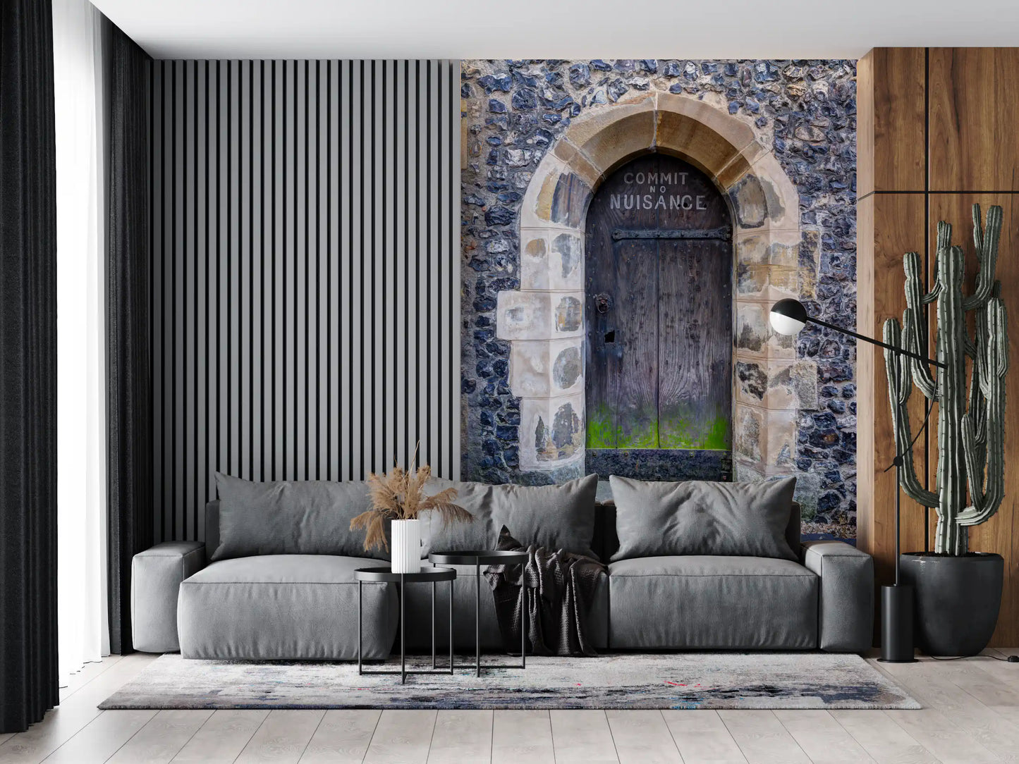 Arched Entry: Commit No Nuisance Wall Mural