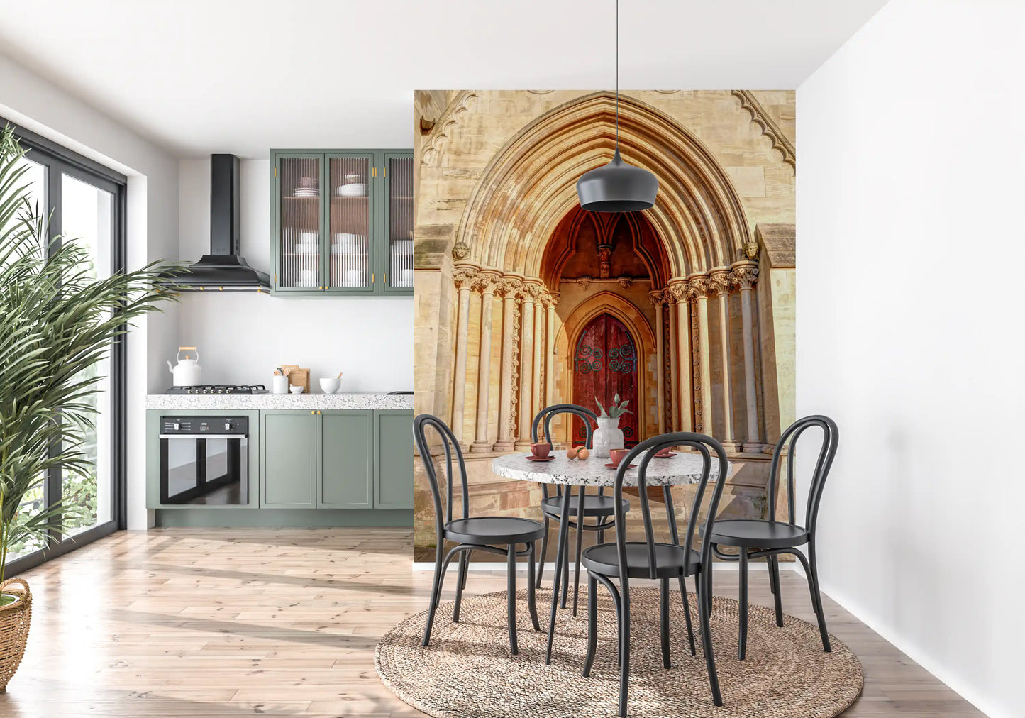 Gothic Entryway Grandeur Wall Mural
