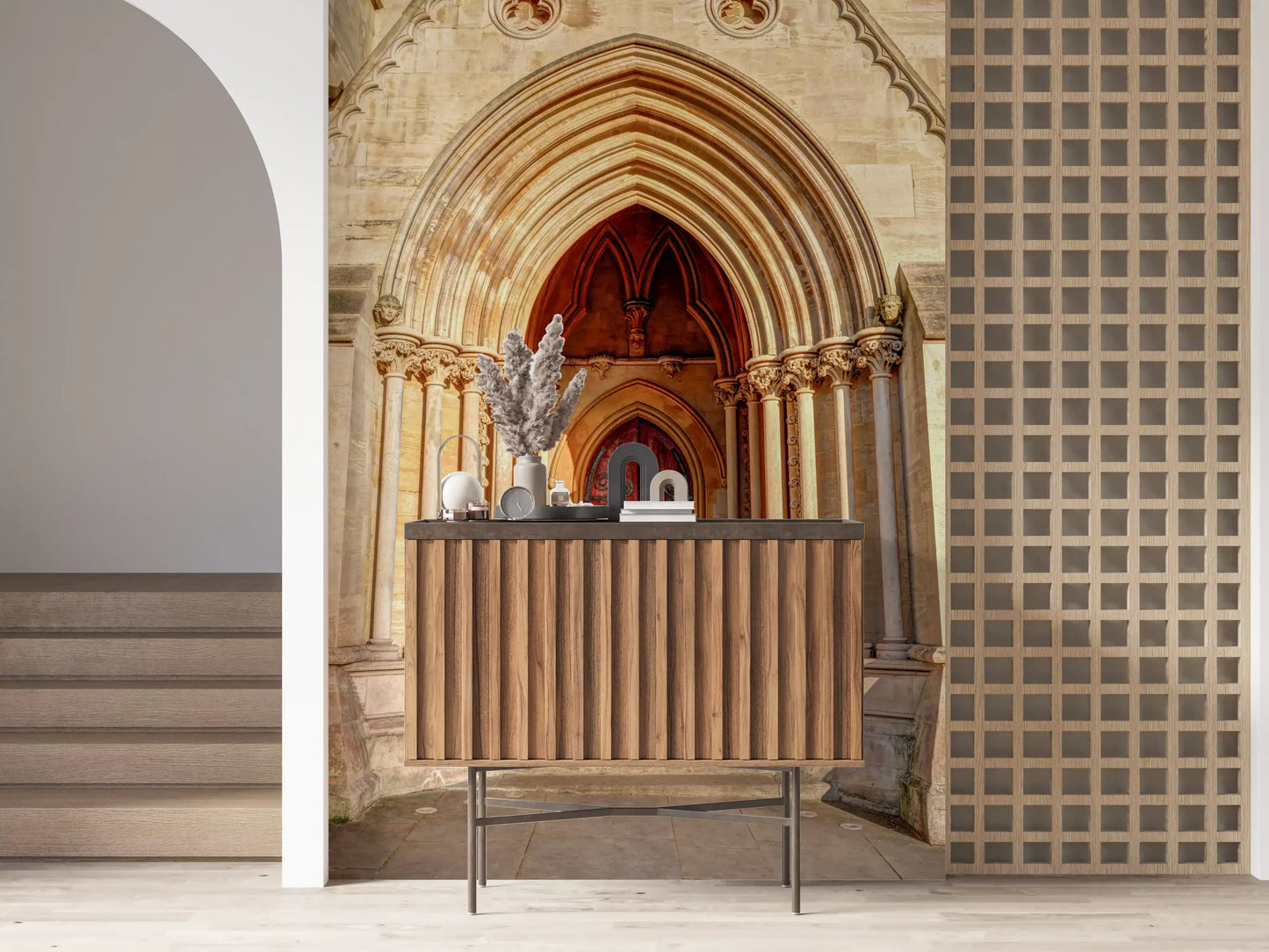 Gothic Entryway Grandeur Wall Mural
