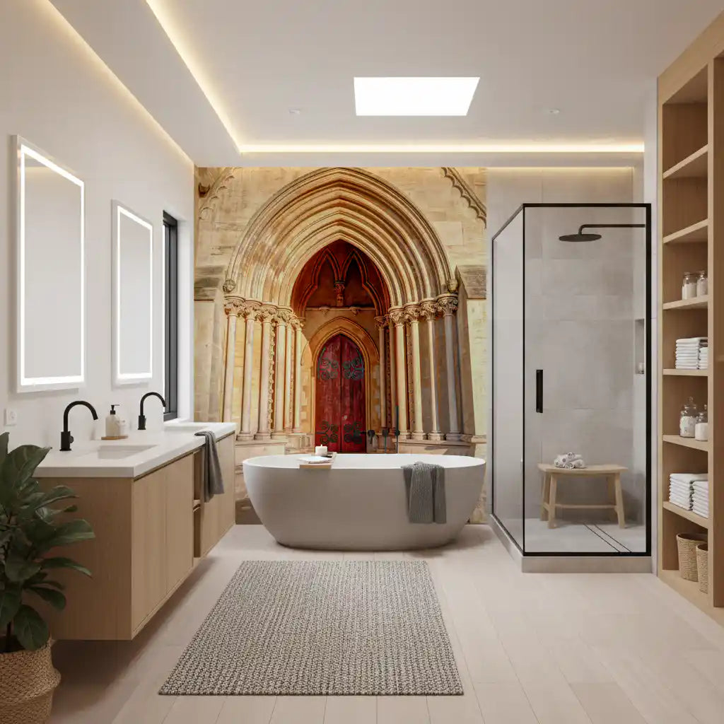 Gothic Entryway Grandeur Wall Mural