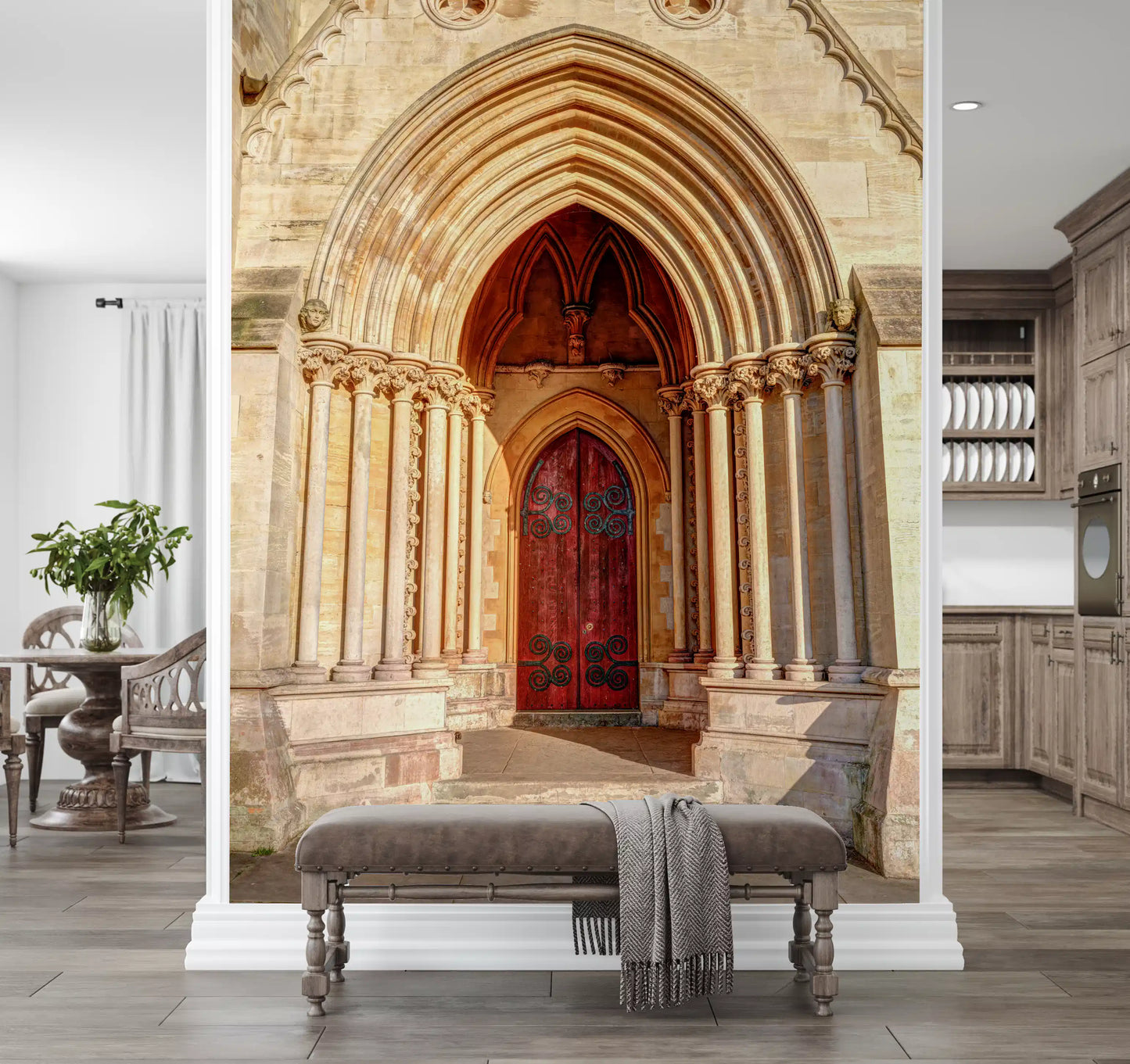 Gothic Entryway Grandeur Wall Mural