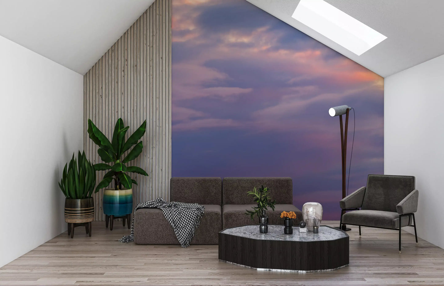 Twilight Cloudscape Wall Mural