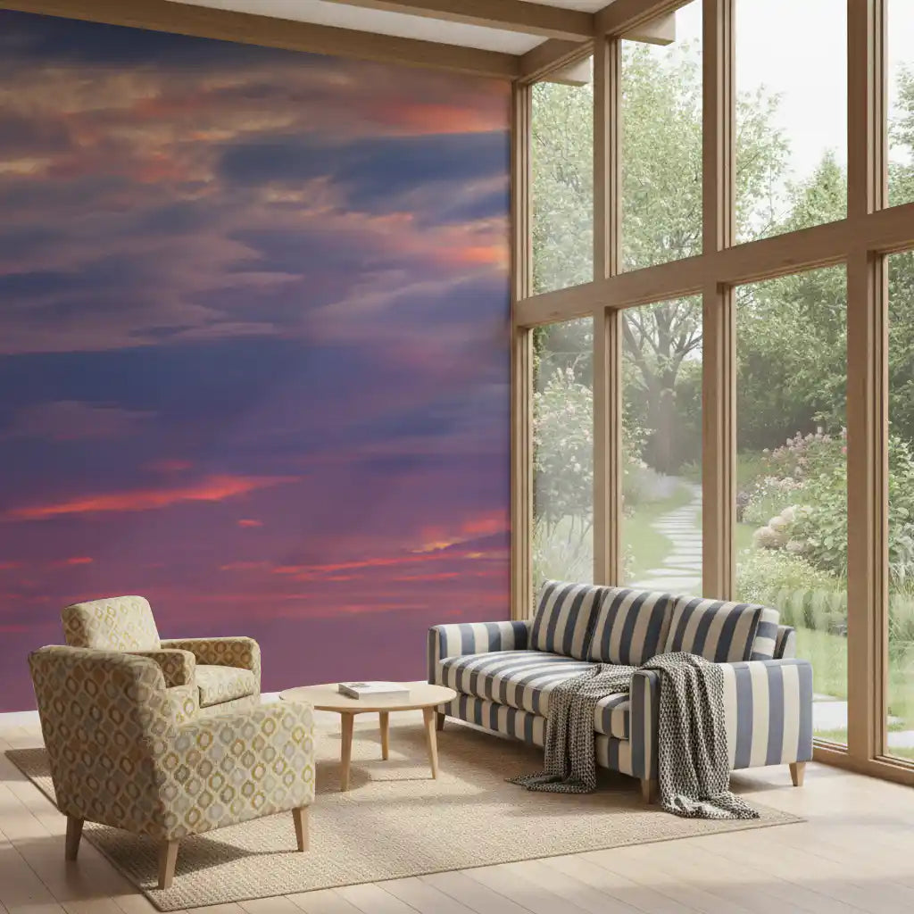 Twilight Cloudscape Wall Mural