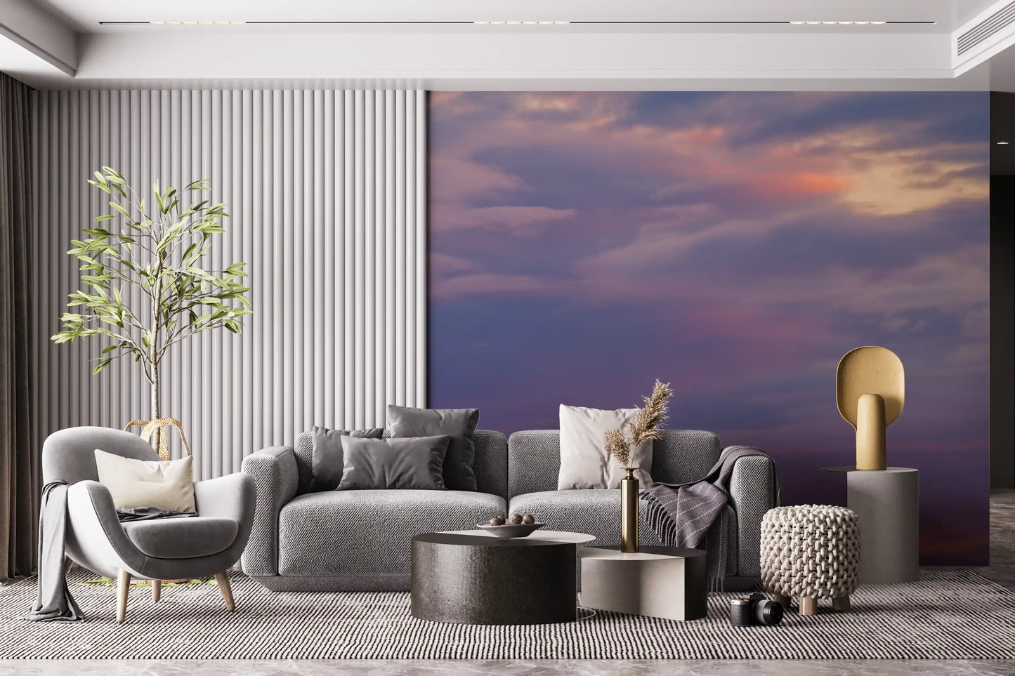 Twilight Cloudscape Wall Mural