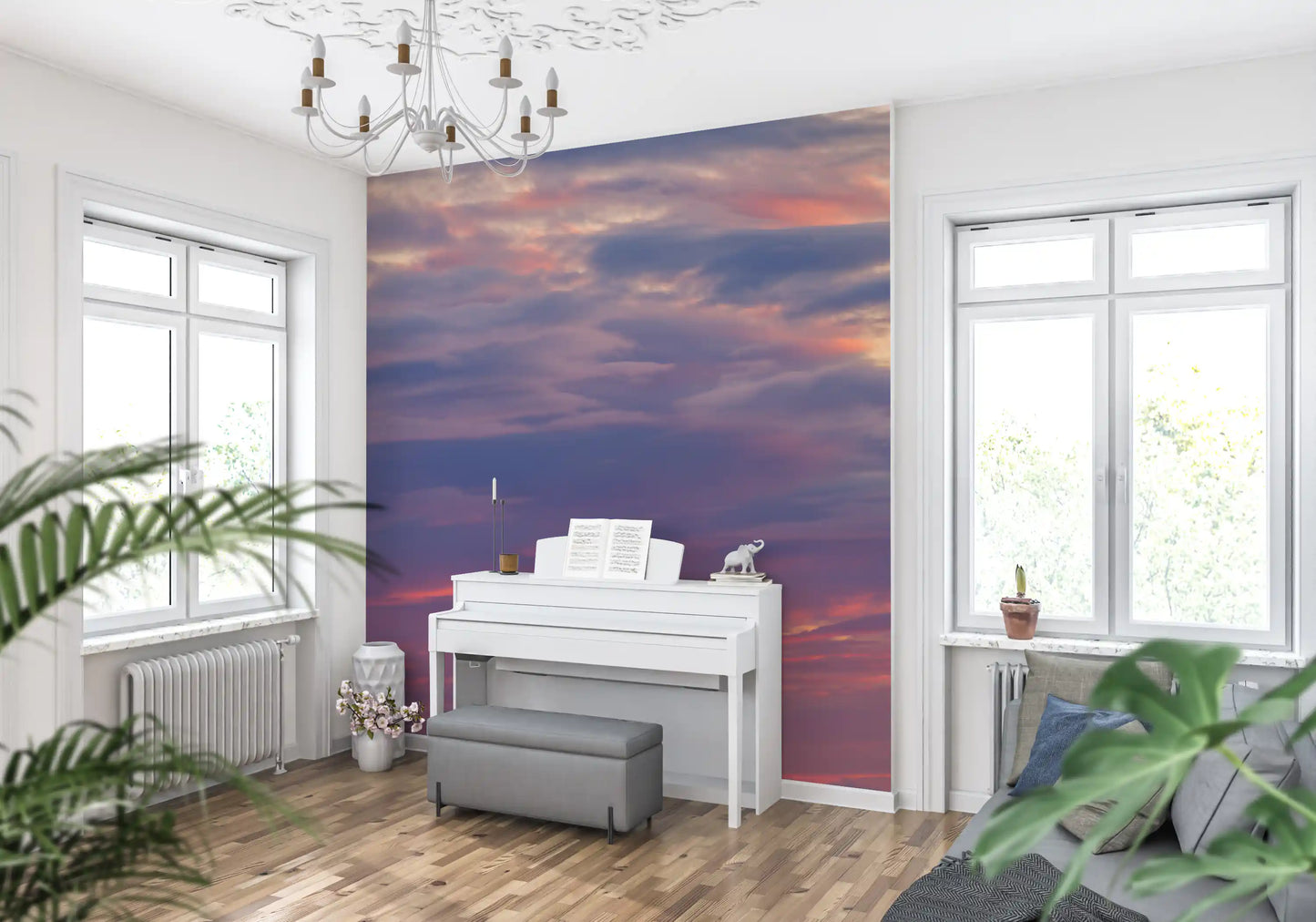 Twilight Cloudscape Wall Mural