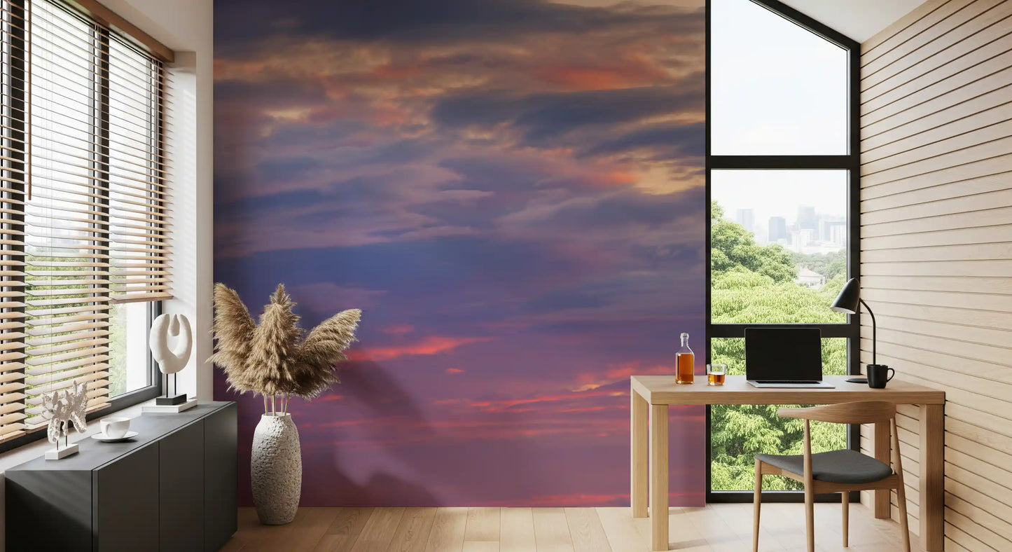 Twilight Cloudscape Wall Mural