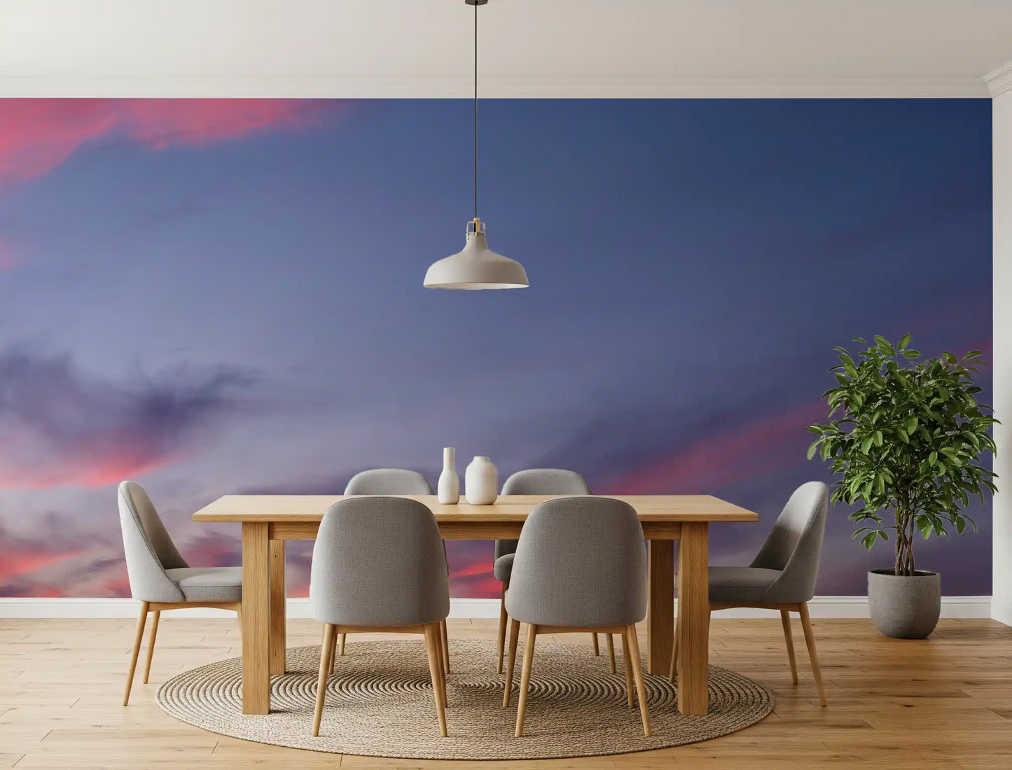 Twilight Bloom Sky Wall Mural