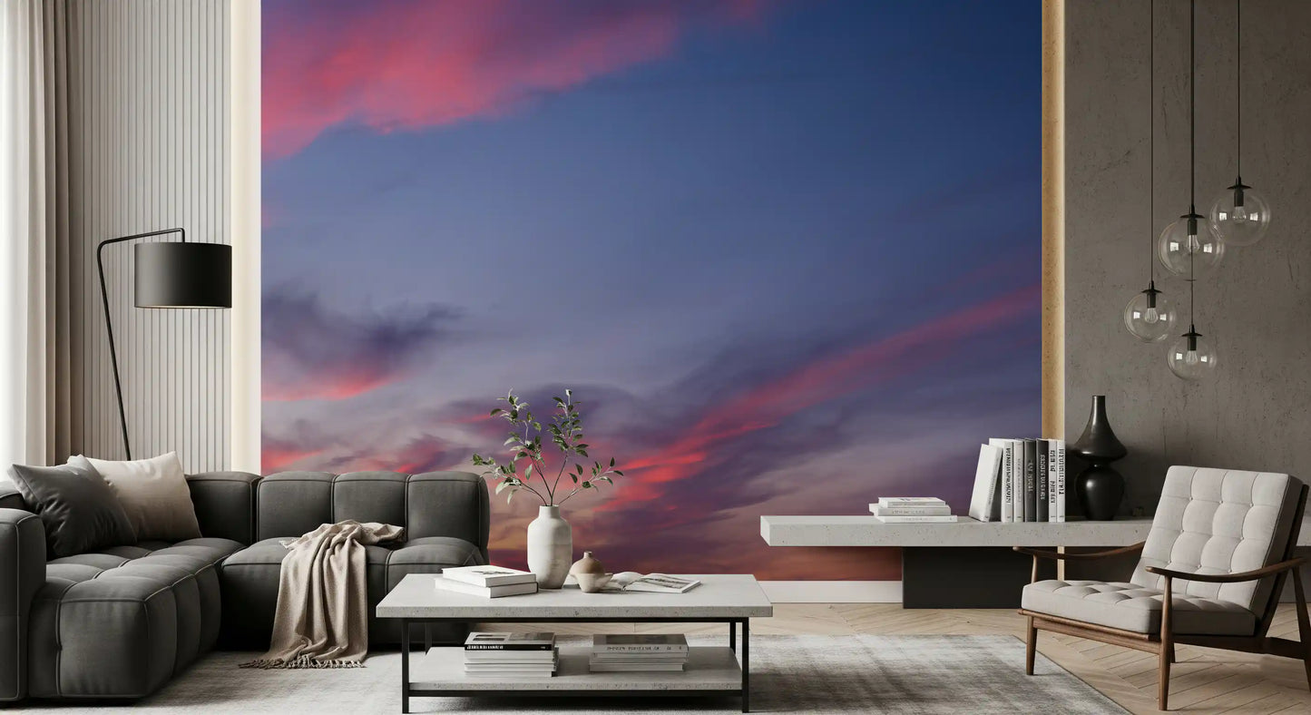 Twilight Bloom Sky Wall Mural
