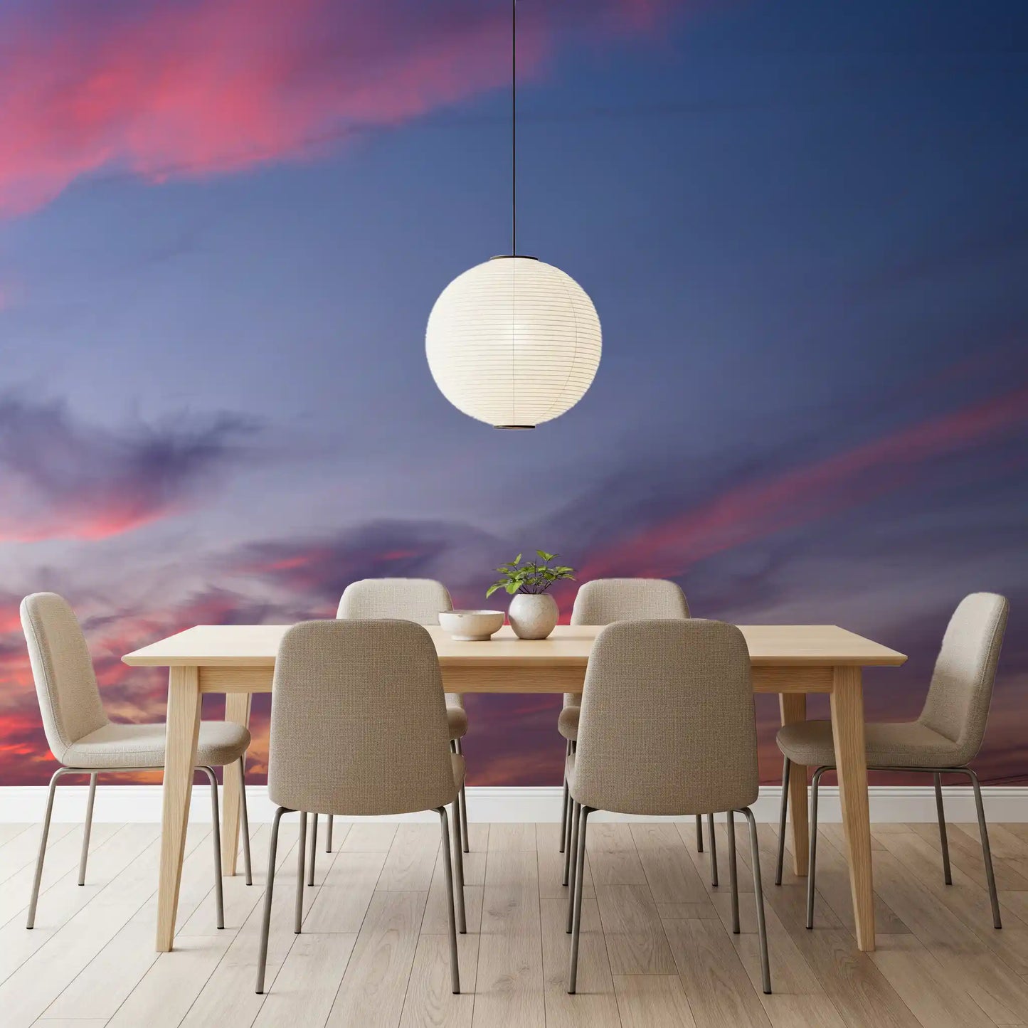 Twilight Bloom Sky Wall Mural