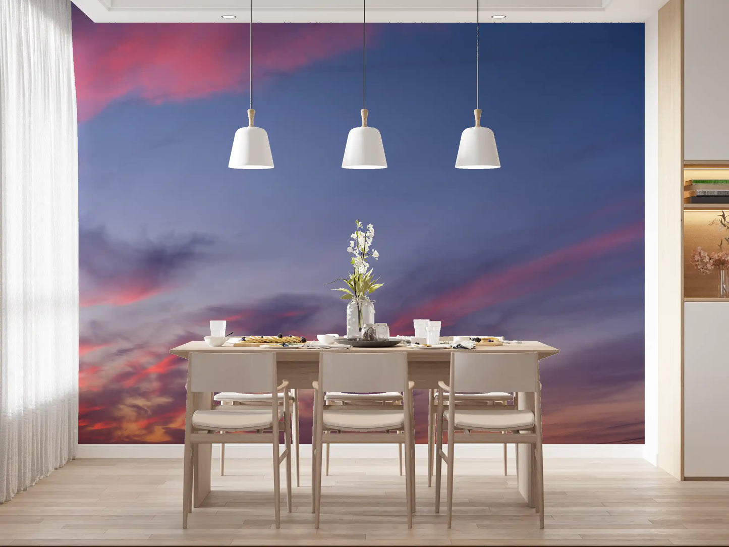 Twilight Bloom Sky Wall Mural