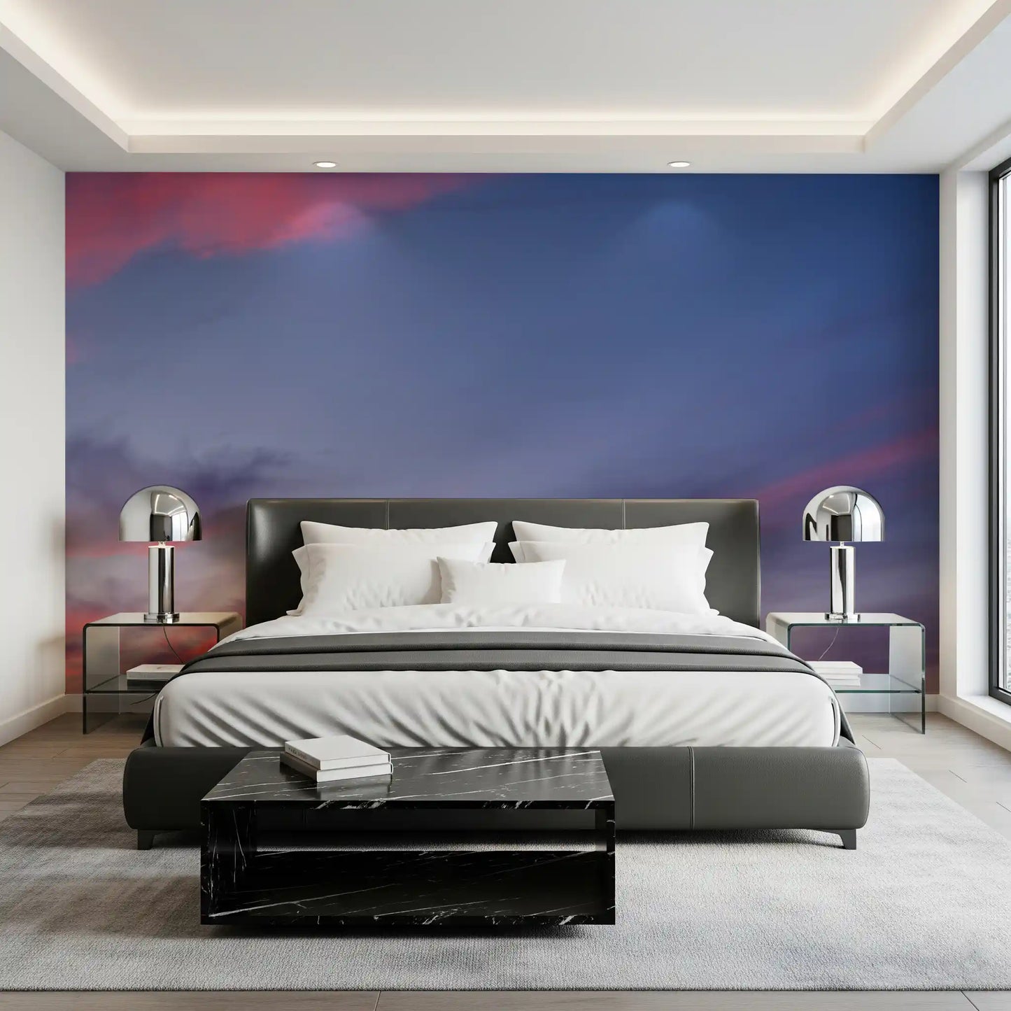 Twilight Bloom Sky Wall Mural