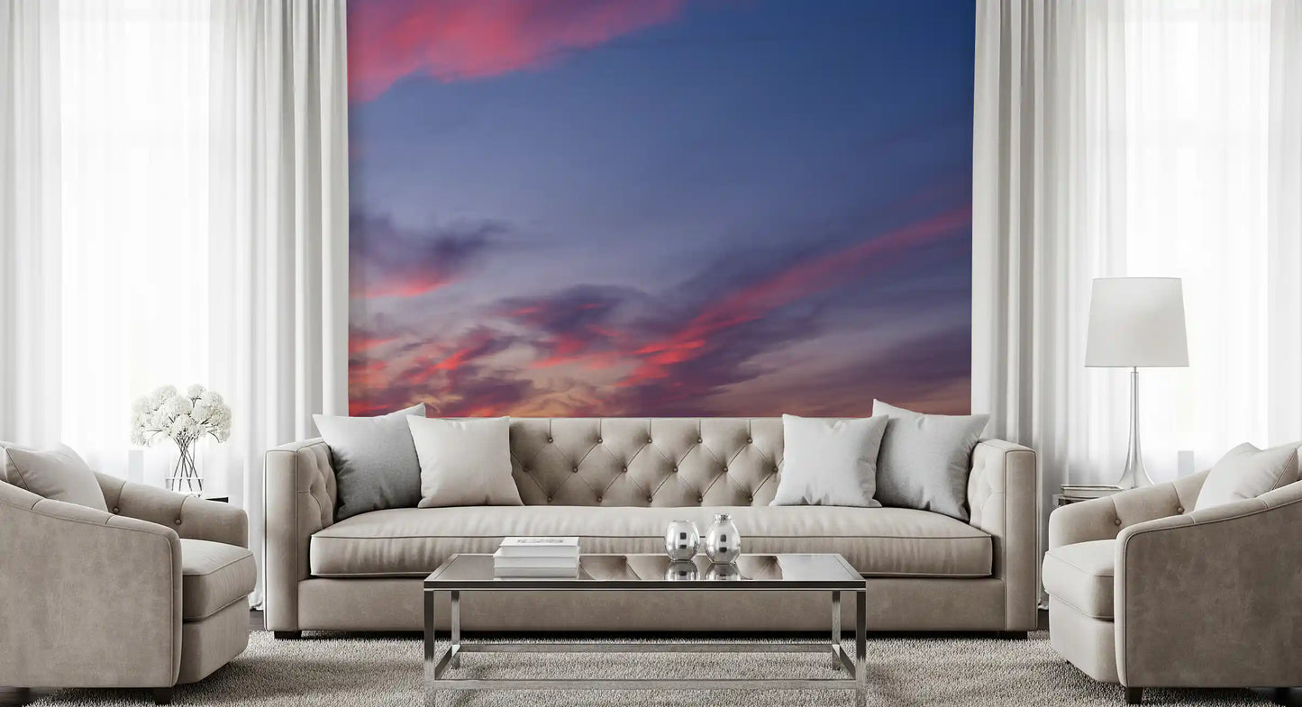 Twilight Bloom Sky Wall Mural