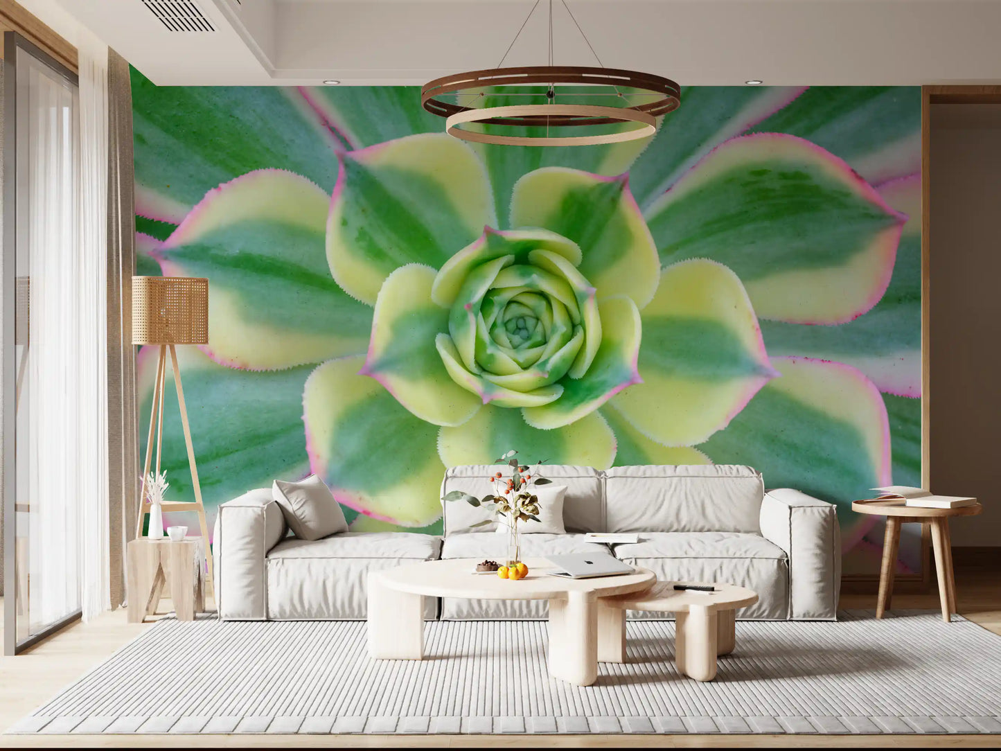 Succulent Serenity Wall Mural