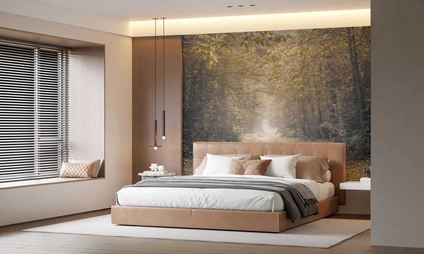 Forest Glow Pathway Wall Mural