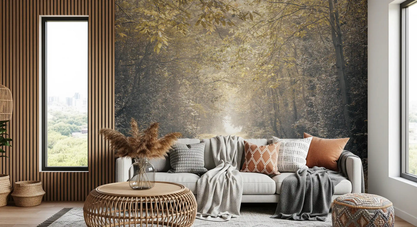 Forest Glow Pathway Wall Mural