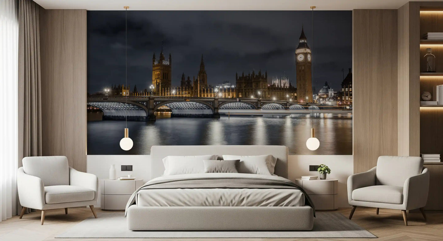 London's Illuminated Majesty Wall Mural