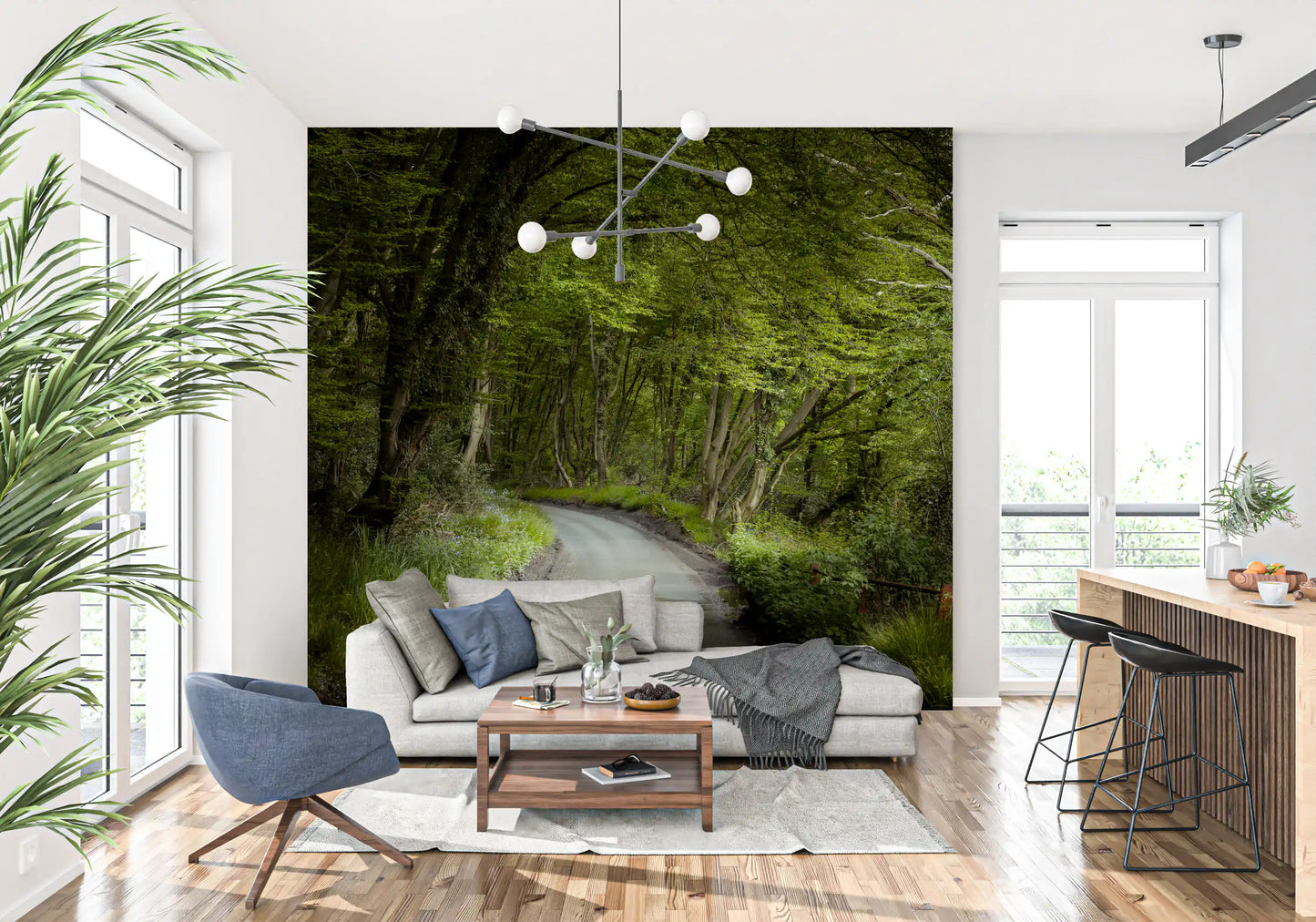 Enchanted Forest Pathway Wall Mural