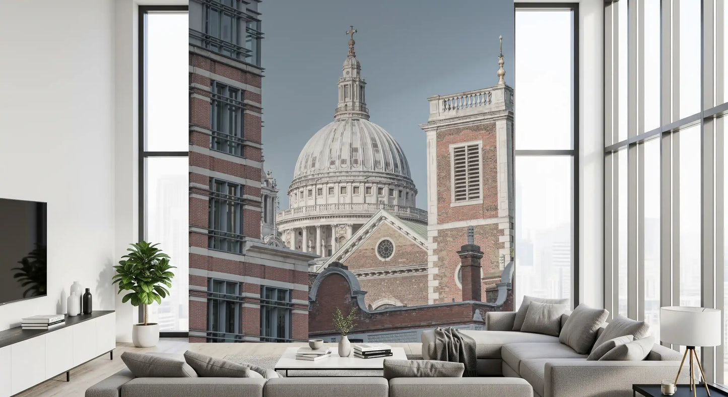 London's Majestic Dome Wall Mural