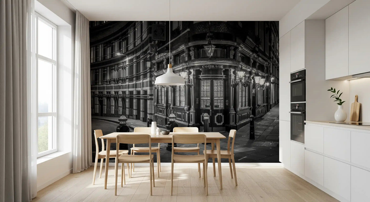 London's Corner Glow Wall Mural