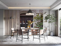 Historic streetscape wall mural with cosy cafe surroundings