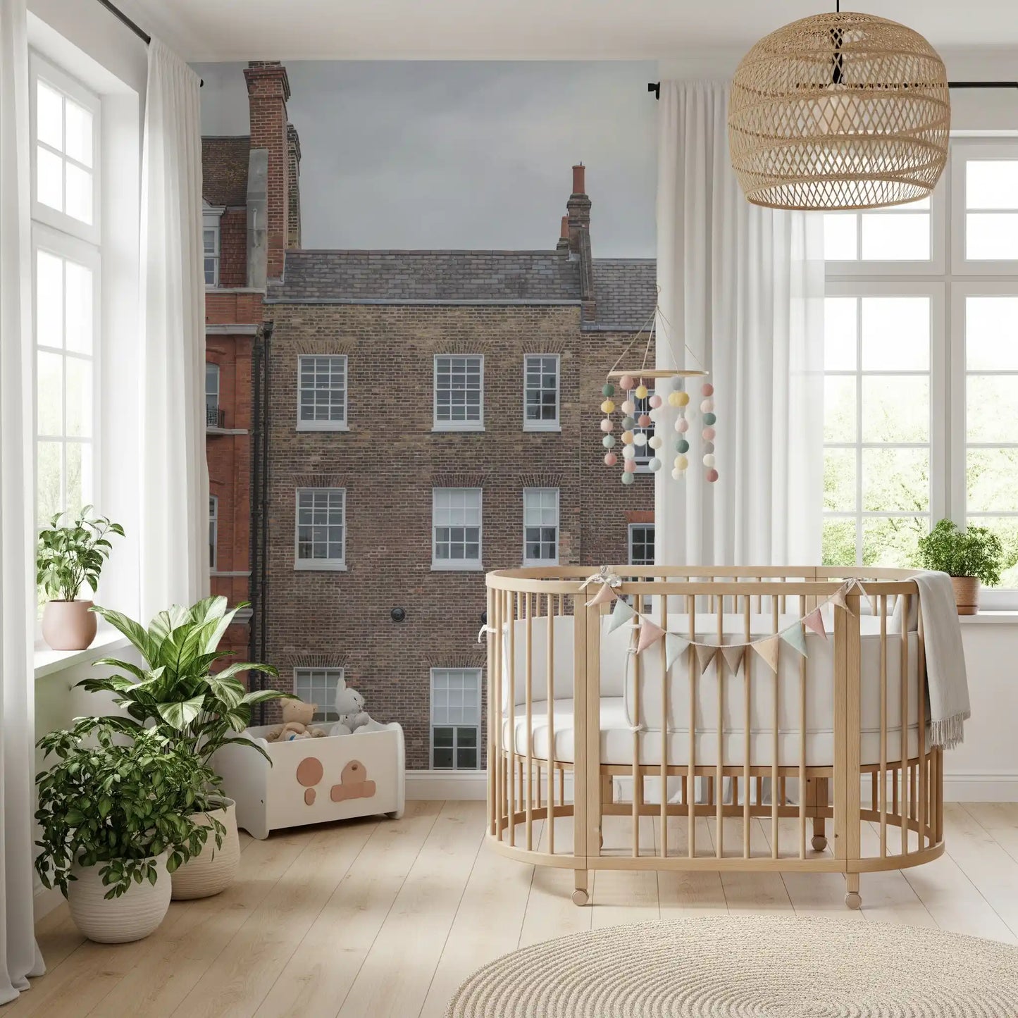 London Facades: Welbeck Street Charm Wall Mural