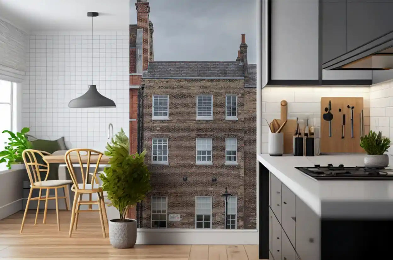 London Facades: Welbeck Street Charm Wall Mural