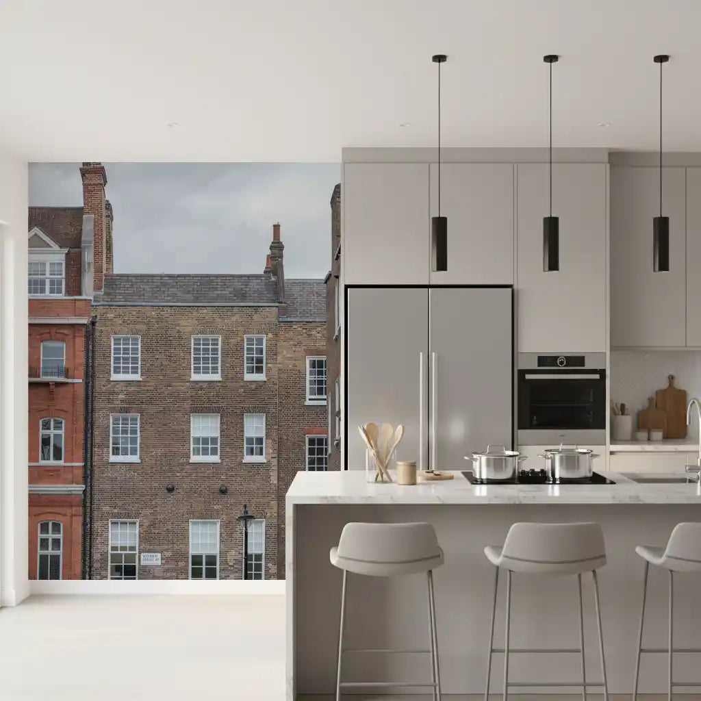 London Facades: Welbeck Street Charm Wall Mural