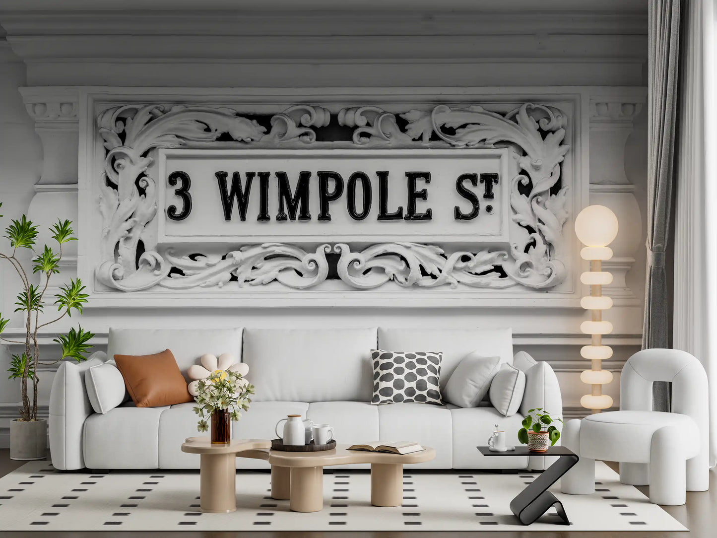 Wimpole Street Grandeur Wall Mural