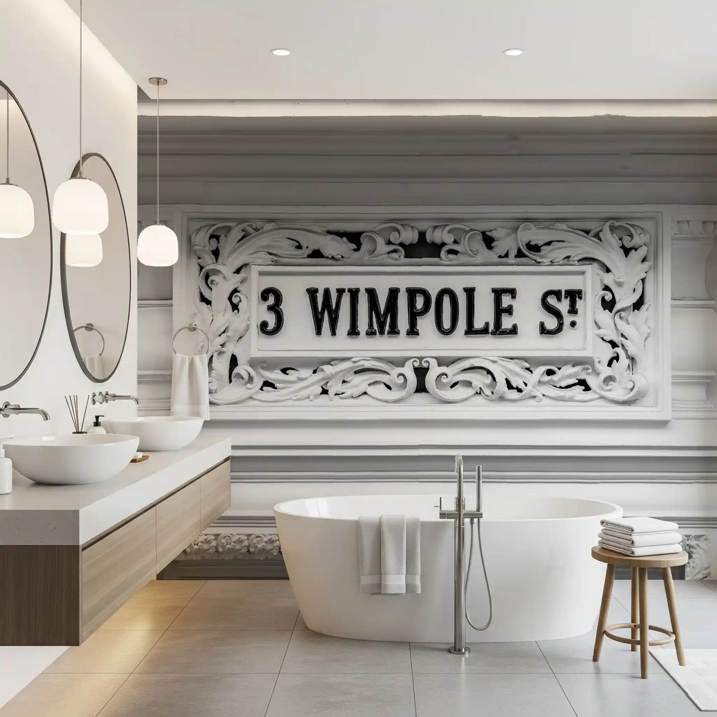 Wimpole Street Grandeur Wall Mural