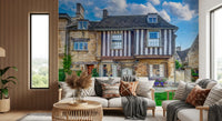 Cotswold Charm Cottage Wall Mural