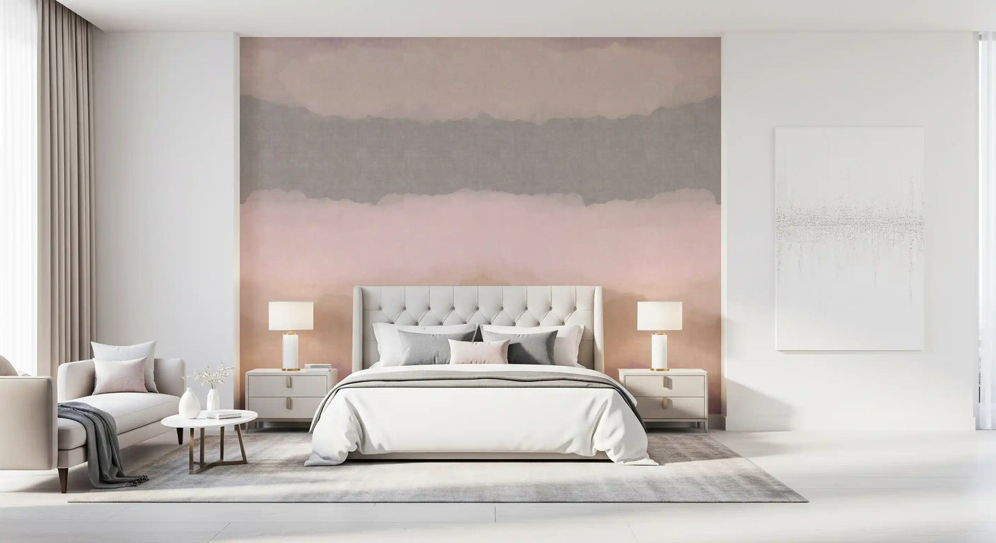 Relax Sunrise Painted Horizon Mural Wall Mural
