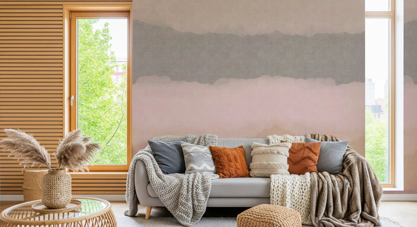 Relax Sunrise Painted Horizon Mural Wall Mural