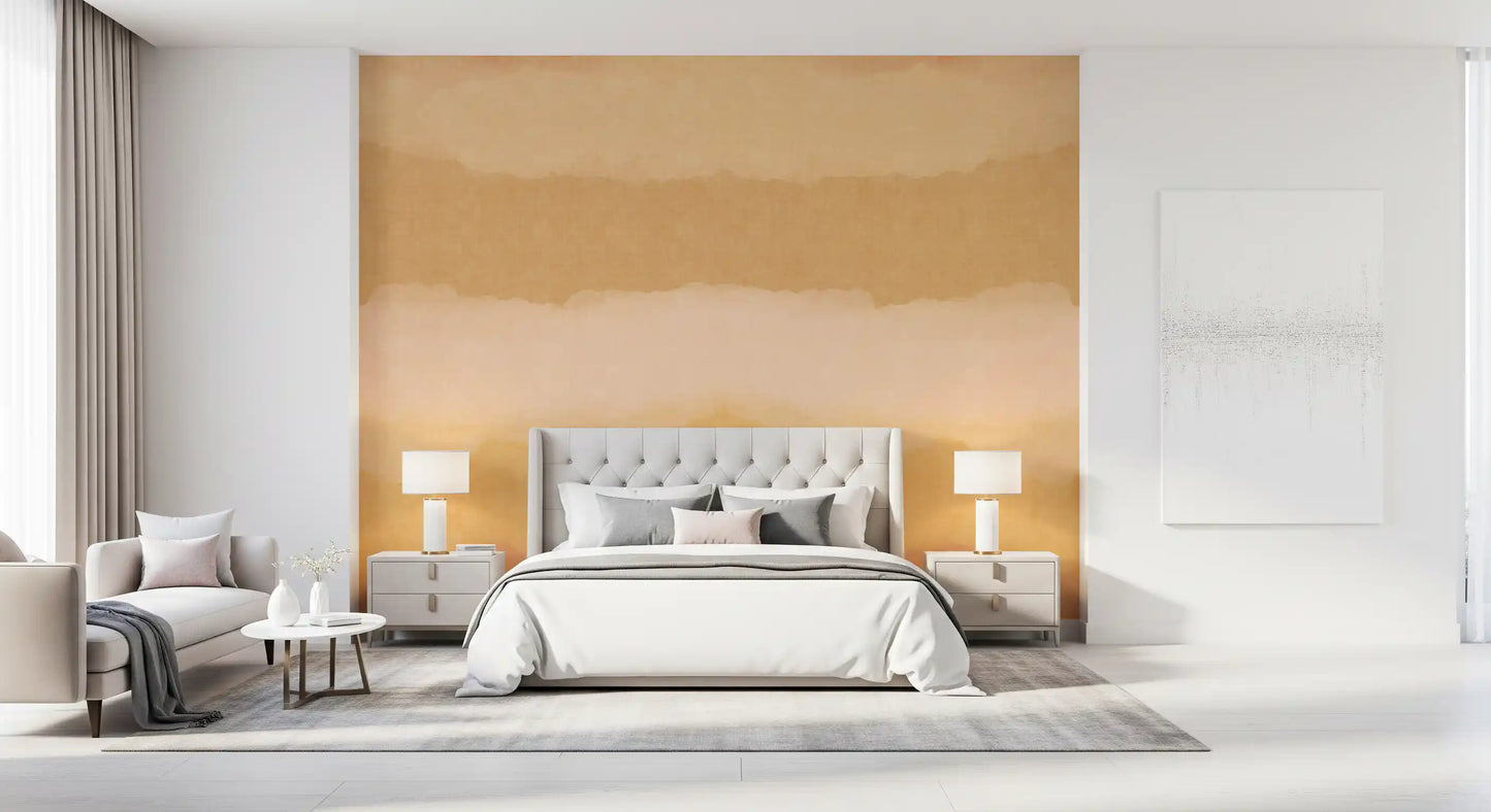 Relax Sunny Painted Horizon Mural Wall Mural