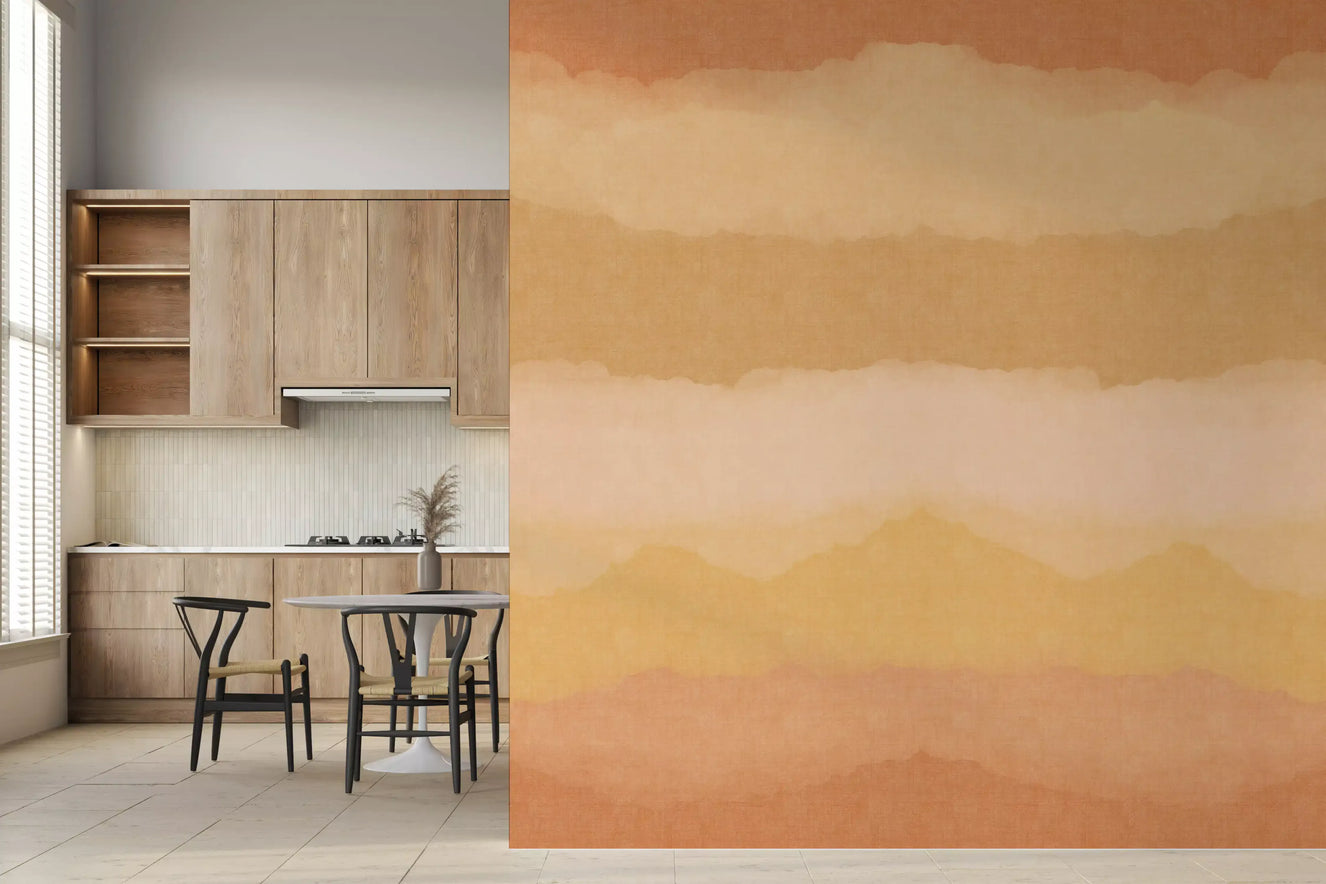 Relax Sunny Painted Horizon Mural Wall Mural