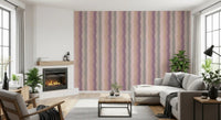 Sunrise inspired wallpaper with gentle vertical brushstrokes
