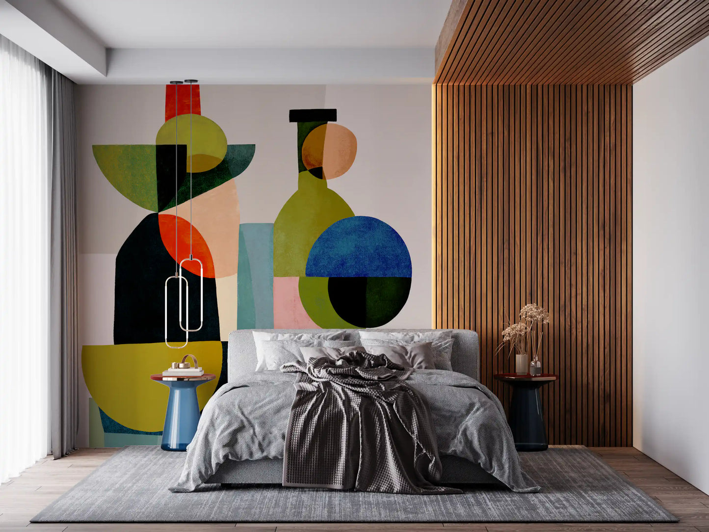 Abstract Vessel Study Wall Mural