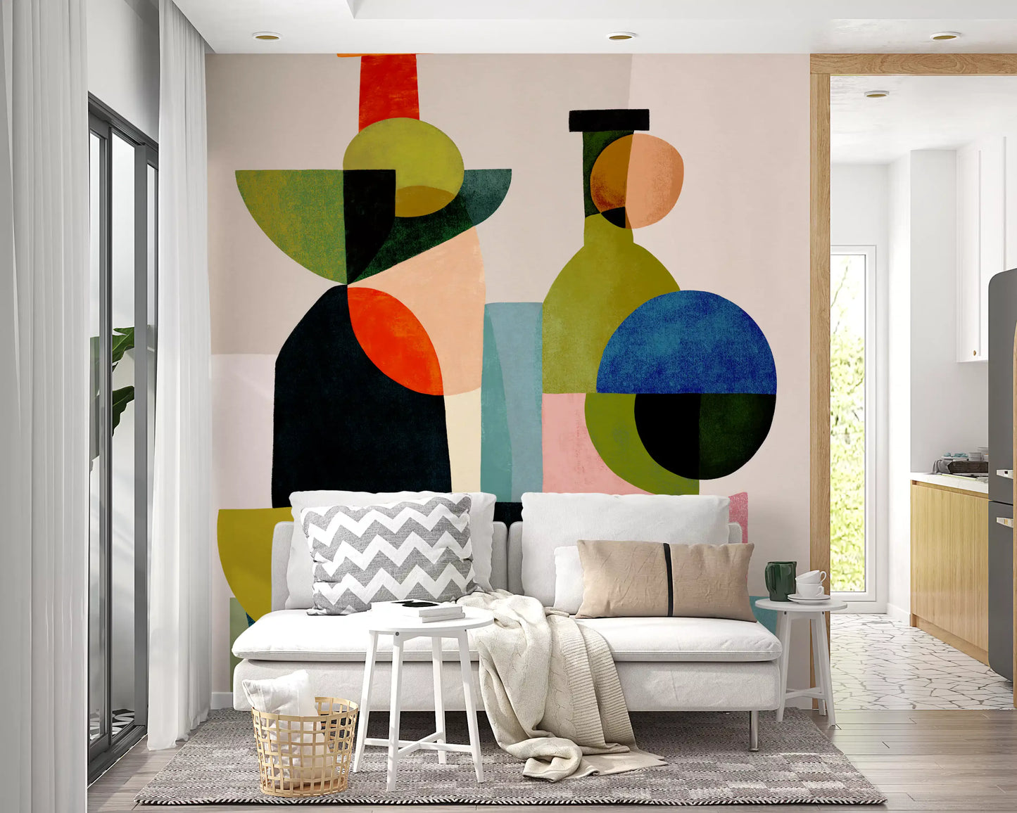 Abstract Vessel Study Wall Mural